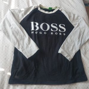 Baseball tee Hugo Boss logo